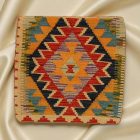 Kilim dekorativna blazina 45x45 ročno tkani prevleka za vzglavnik