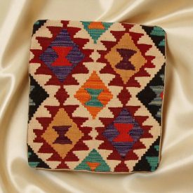 Kilim dekorativna blazina 45x45 ročno tkani prevleka za vzglavnik