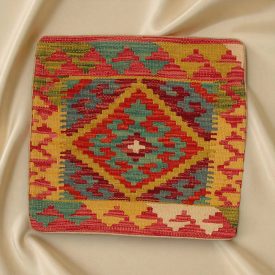 Kilim dekorativna blazina 45x45 ročno tkani prevleka za vzglavnik
