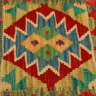 Kilim dekorativna blazina 45x45 ročno tkani prevleka za vzglavnik