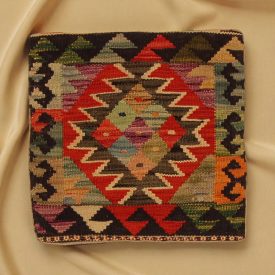   Kilim dekorativna blazina 45x45 ročno tkani prevleka za vzglavnik