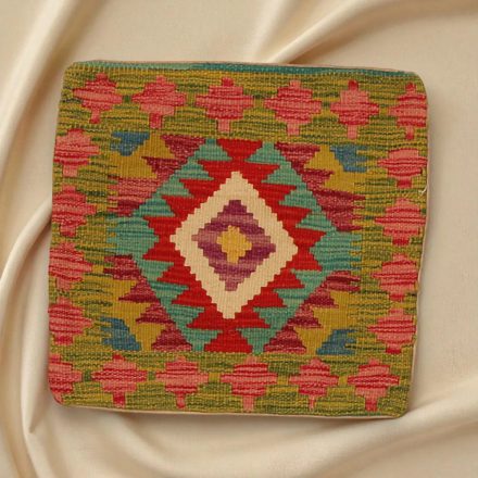Kilim dekorativna blazina 45x45 ročno tkani prevleka za vzglavnik