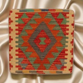   Ročno tkana prevleka za blazino 45x45 Kilim dekorativna blazina