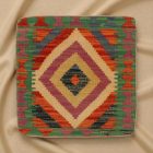 Orientalska blazina Kilim 40x40 ročno tkana prevleka za vzglavnik