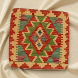   Orientalska blazina Kilim 40x40 ročno tkana prevleka za vzglavnik