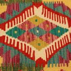 Orientalska blazina Kilim 40x40 ročno tkana prevleka za vzglavnik