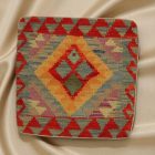Orientalska blazina Kilim 40x40 ročno tkana prevleka za vzglavnik