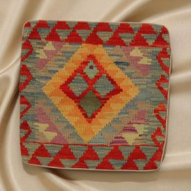   Orientalska blazina Kilim 40x40 ročno tkana prevleka za vzglavnik