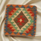 Orientalska blazina Kilim 40x40 ročno tkana prevleka za vzglavnik