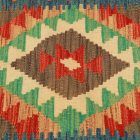 Orientalska blazina Kilim 40x40 ročno tkana prevleka za vzglavnik