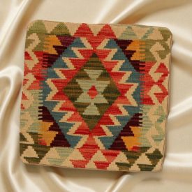   Ročno tkana prevleka za blazino Kilim 45x45 afgan dekorativna blazina