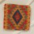 Kilim dekorativna blazina 45x45 ročno tkani prevleka za vzglavnik