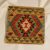 Kilim dekorativna blazina 45x45 ročno tkani prevleka za vzglavnik