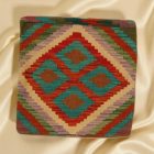 Kilim dekorativna blazina 45x45 ročno tkani prevleka za vzglavnik
