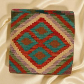 Kilim dekorativna blazina 45x45 ročno tkani prevleka za vzglavnik