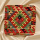 Kilim dekorativna blazina 45x45 ročno tkani prevleka za vzglavnik