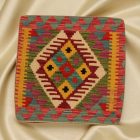 Kilim dekorativna blazina 45x45 ročno tkani prevleka za vzglavnik