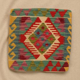   Kilim dekorativna blazina 45x45 ročno tkani prevleka za vzglavnik