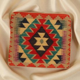   Kilim dekorativna blazina 45x45 ročno tkani prevleka za vzglavnik