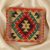 Kilim dekorativna blazina 45x45 ročno tkani prevleka za vzglavnik