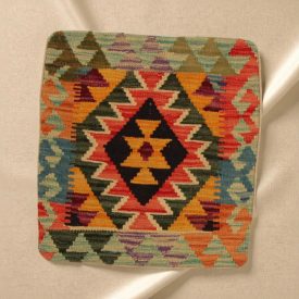 Kilim dekorativna blazina 45x45 ročno tkani prevleka za vzglavnik