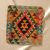 Kilim dekorativna blazina 45x45 ročno tkani prevleka za vzglavnik