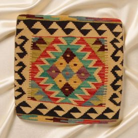   Kilim dekorativna blazina 45x45 ročno tkani prevleka za vzglavnik