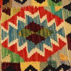 Kilim dekorativna blazina 45x45 ročno tkani prevleka za vzglavnik
