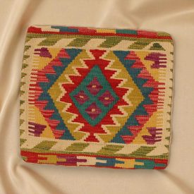 Kilim dekorativna blazina 45x45 ročno tkani prevleka za vzglavnik