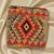 Kilim dekorativna blazina 45x45 ročno tkani prevleka za vzglavnik