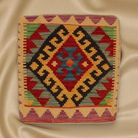Kilim blazina 45x45 ročno tkana prevleka za vzglavnik