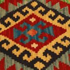 Kilim blazina 45x45 ročno tkana prevleka za vzglavnik