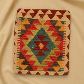 Kilim blazina 45x45 ročno tkana prevleka za vzglavnik
