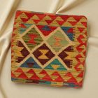 Kilim blazina 45x45 ročno tkana prevleka za vzglavnik