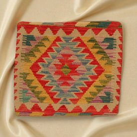 Kilim blazina 45x45 ročno tkana prevleka za vzglavnik