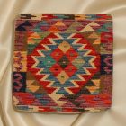 Kilim blazina 45x45 ročno tkana prevleka za vzglavnik