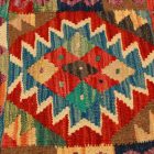 Kilim blazina 45x45 ročno tkana prevleka za vzglavnik