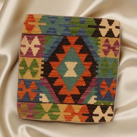 Kilim blazina 45x45 ročno tkana prevleka za vzglavnik