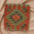 Kilim blazina 45x45 ročno tkana prevleka za vzglavnik