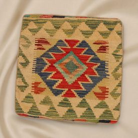Kilim blazina 45x45 ročno tkana prevleka za vzglavnik