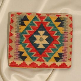 Kilim blazina 45x45 ročno tkana prevleka za vzglavnik