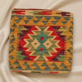 Ročno tkana prevleka za vzglavnik Kilim 45x45 afganski dekorativni vzglavnik