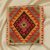 Ročno tkana prevleka za vzglavnik Kilim 45x45 afganski dekorativni vzglavnik