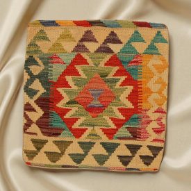   Ročno tkana prevleka za vzglavnik Kilim 45x45 afganski dekorativni vzglavnik
