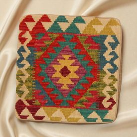 Ročno tkana prevleka za vzglavnik Kilim 45x45 afganski dekorativni vzglavnik