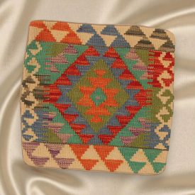   Ročno tkana prevleka za vzglavnik Kilim 45x45 afganski dekorativni vzglavnik