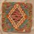 Kilim okrasna blazina 45x45 ročno tkana dekorativna blazina