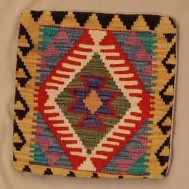 Kilim okrasna blazina 45x45 ročno tkana dekorativna blazina