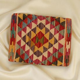 Afghan Kilim prevleka za blazino 45x45 ročno tkana blazina