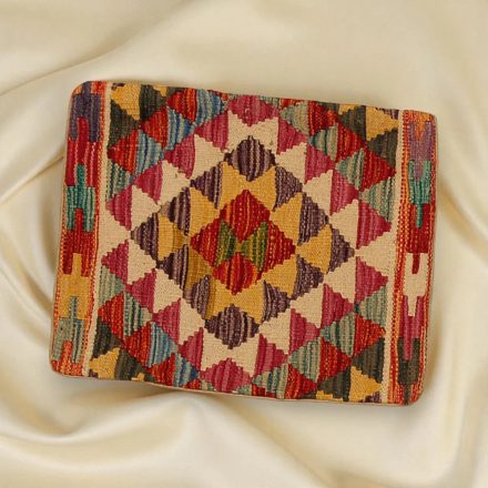 Afghan Kilim prevleka za blazino 45x45 ročno tkana blazina